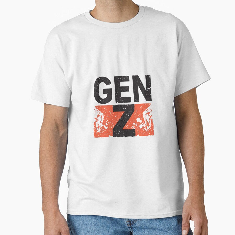 Gen Z T-Shirt | Bold Graphic Streetwear Design | Modern Youth Culture Trend Tee by Viral Trends Merch