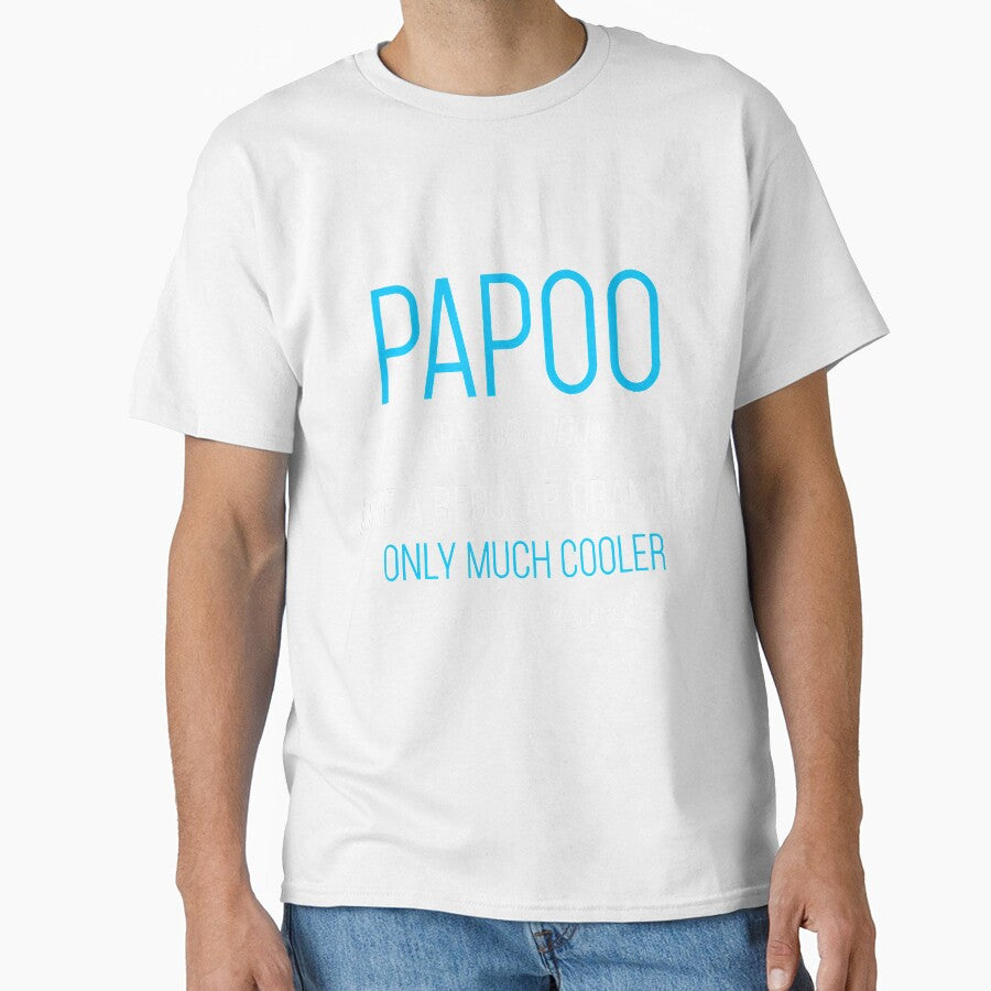 Mens Papoo Gift Like A Regular Grandpa Definition by DavidPascall