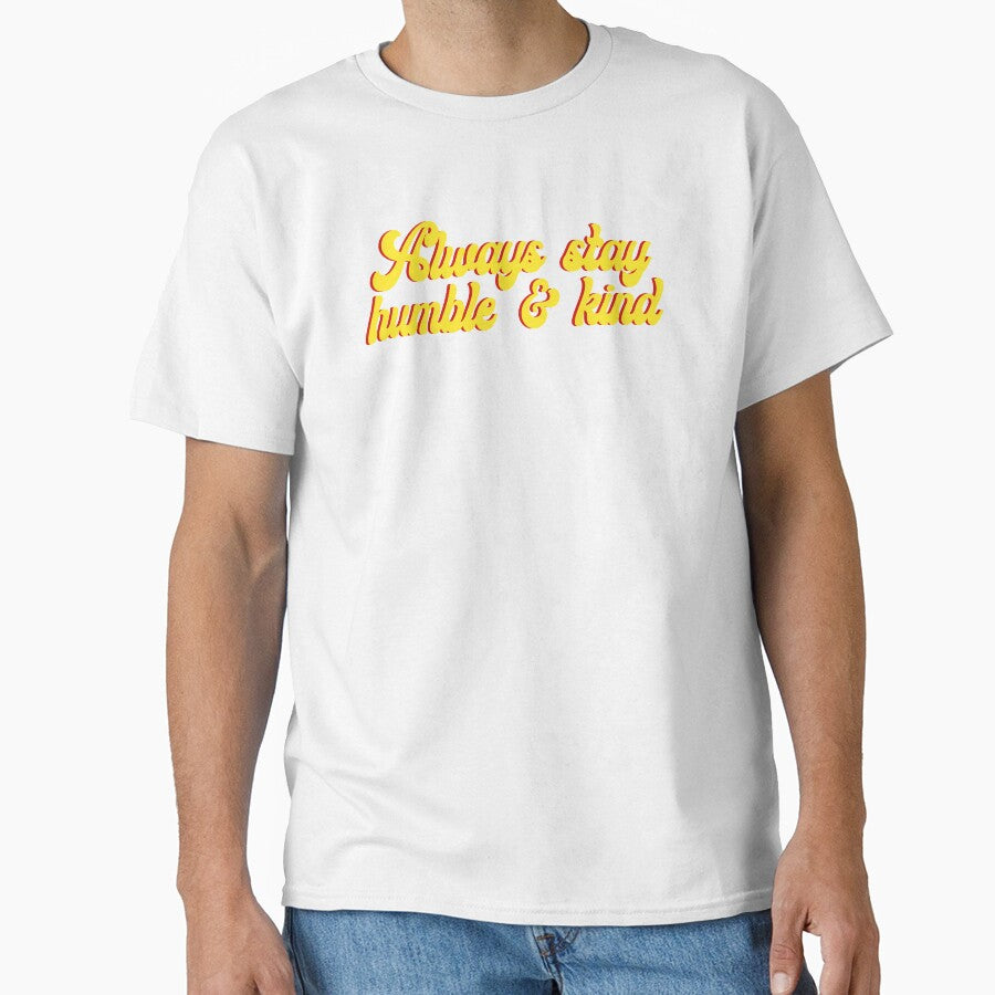 Always Stay Humble Kind | Yellow by KarolinaPaz