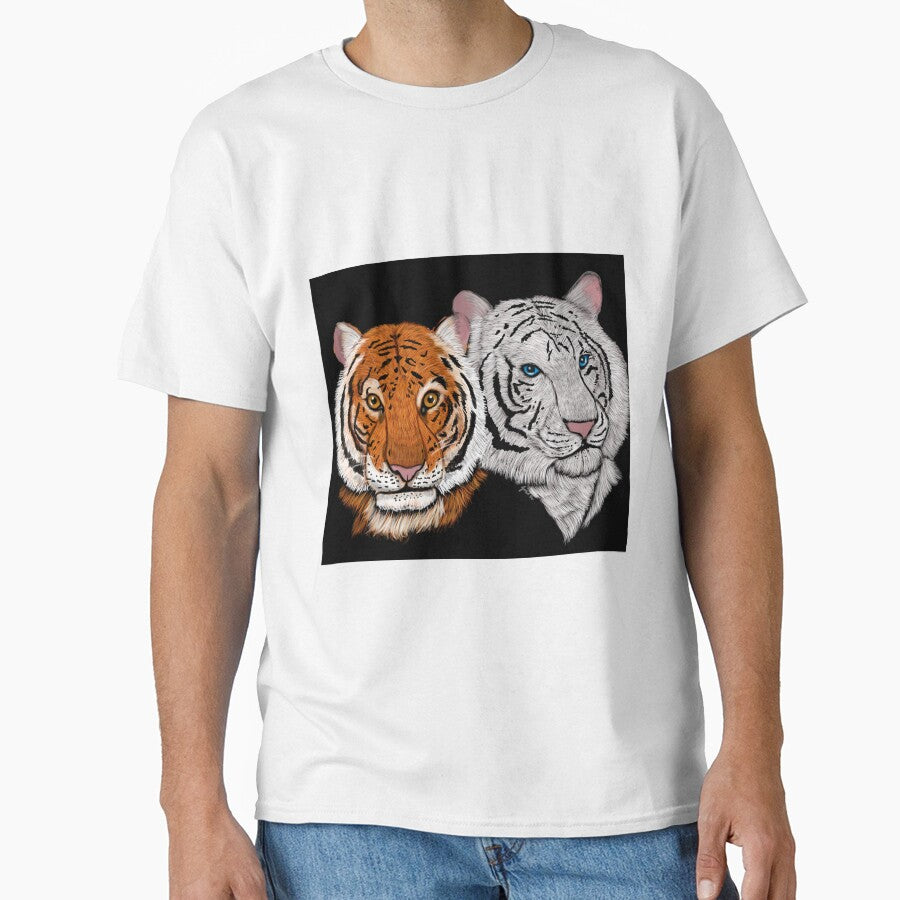 Orange and White Tigers by artbyjodysanner