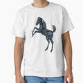 Mustang Horse Palm Tree Monstera Leaves Pattern by SoccaTamam