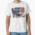 Whimsical Flying Whale by M-Y-A-R-T-