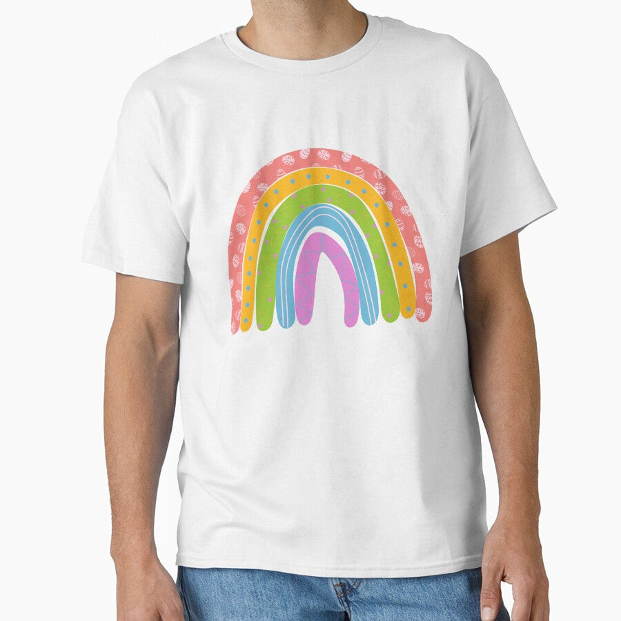 Rainbow Happy Easter Day Gift Idea by micreations