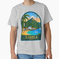 Ilhabela Vintage Travel Illustration by HomeLivingCo