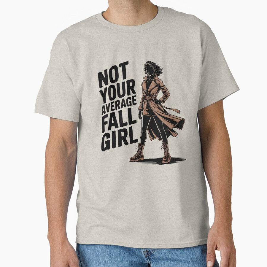 Not Your Average Fall Girl - Bold Autumn Attitude Design by Jollys-ArtShop