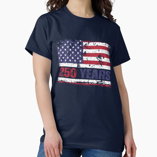 250 Years America Retro Flag 250th Anniversary Independence Celebration by Artycom