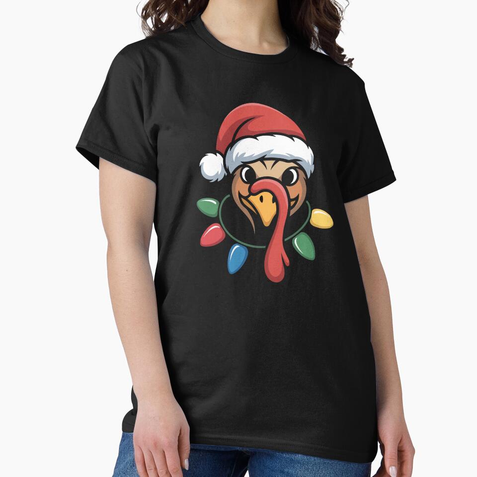Christmas Turkey with Santa Hat by jkrphoto