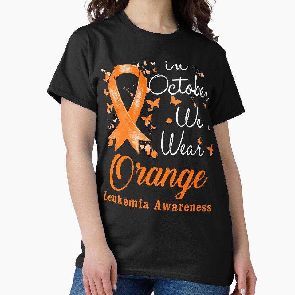 In October We Wear Orange Ribbon Leukemia Awareness by largellie