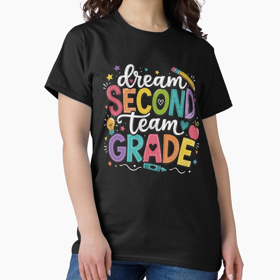 Second 2nd Grade Dream Team Teacher First Day of School by OlakunleOloroz