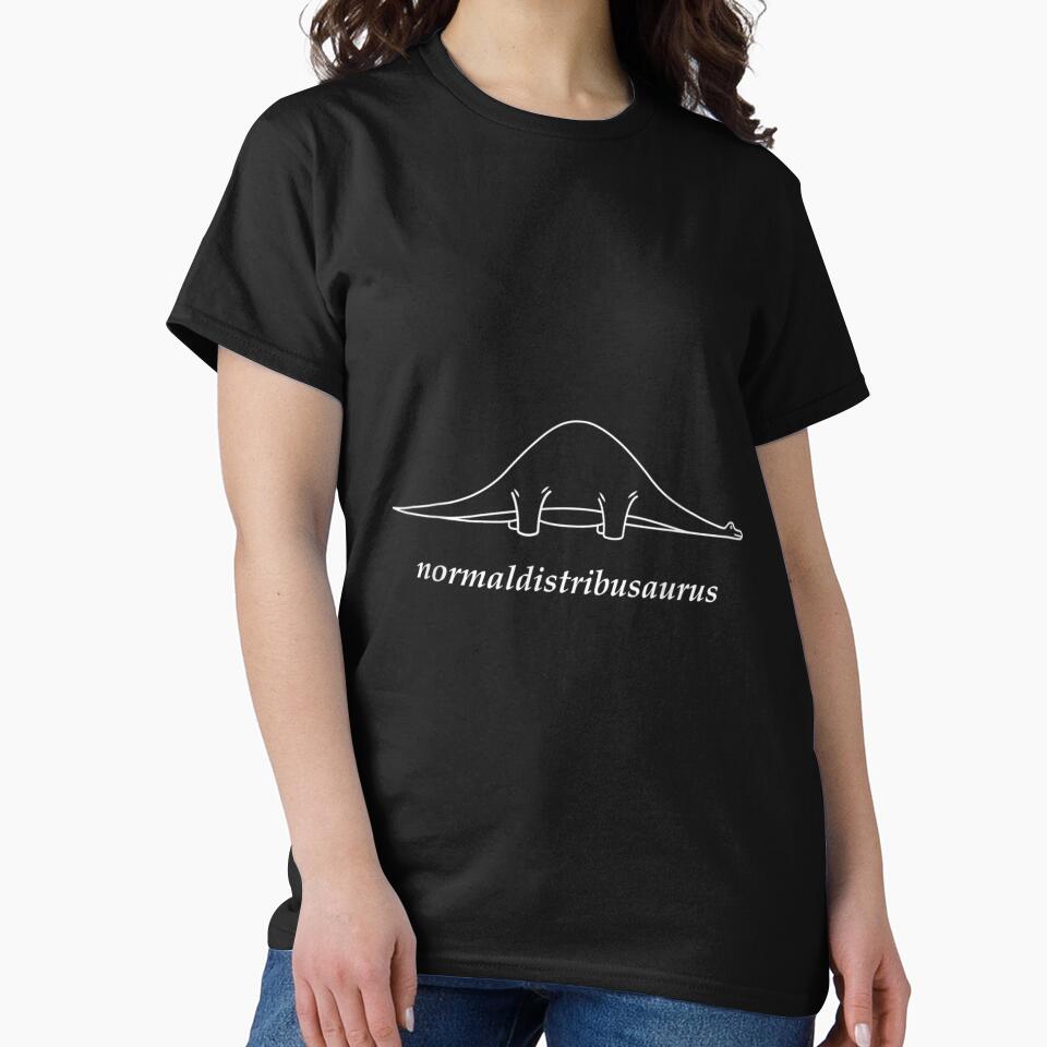 Math Statistics Normal Distribution Dinosaur Geek by RafaelFigueroa