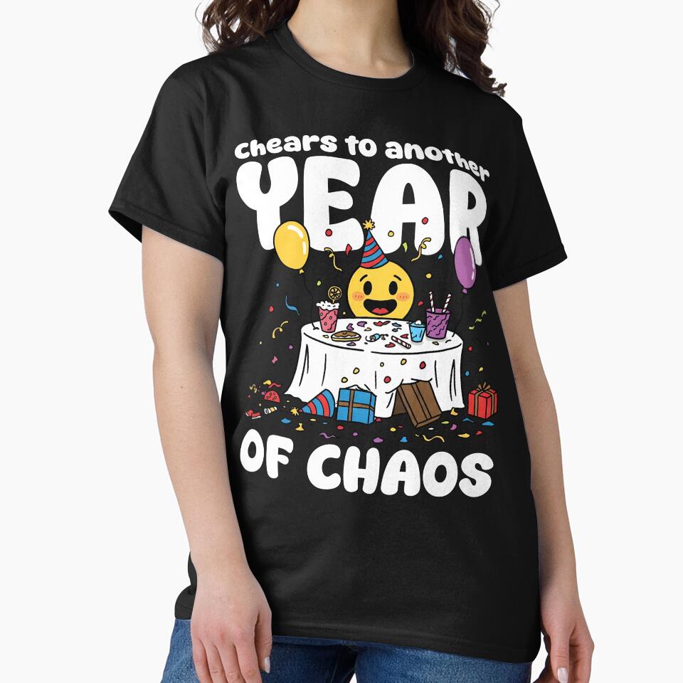 CHEARS TO ANOTHER YEAR OF CHAOS - BIRTHDAY GIFT by KEF Custom