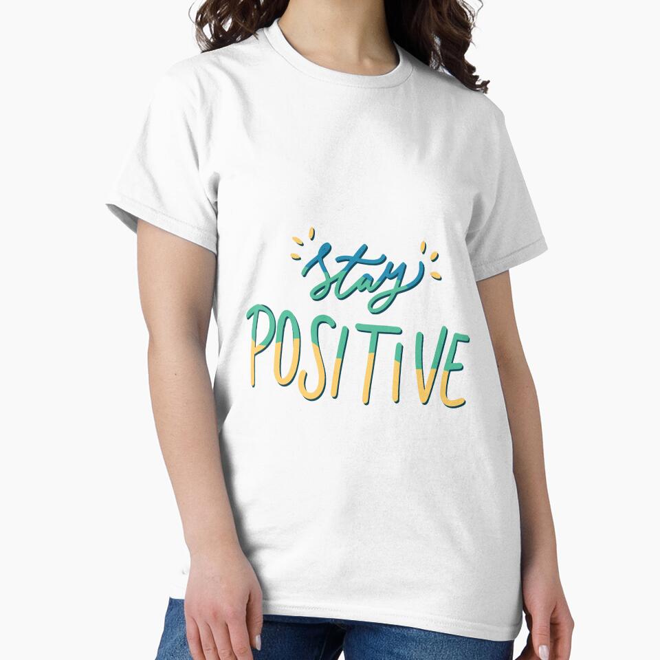 Stay positive Essential Sticker by etoileartshirts