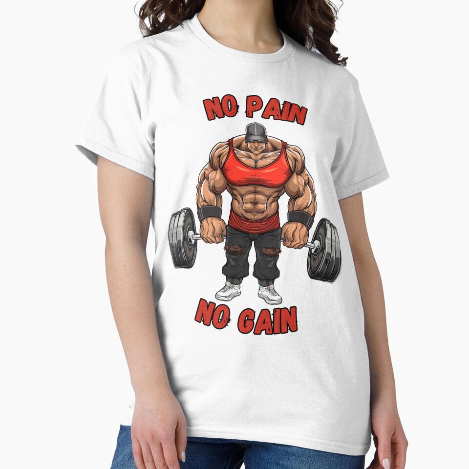 Gym quotes - No Pain No Gain Go one more by SplashPixel