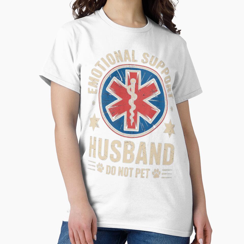 Emotional Support Husband Graphic Design by love3617