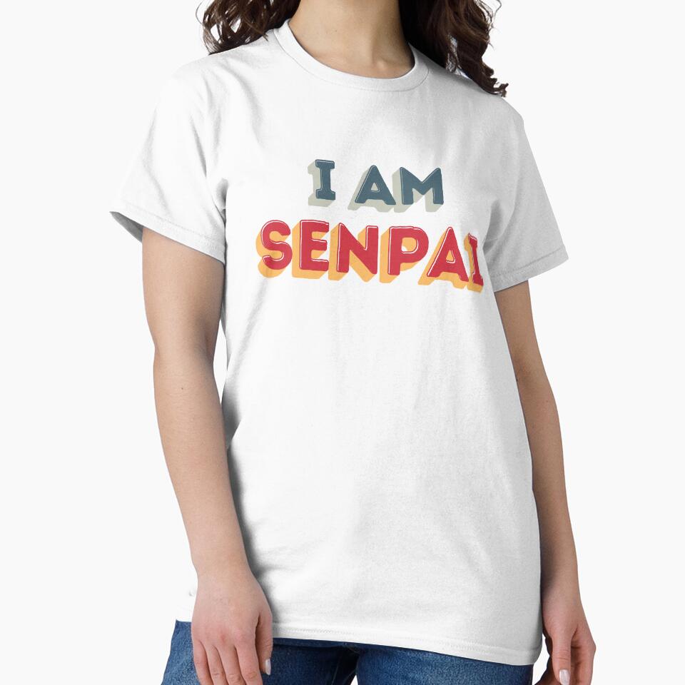 I am Senpai / If Found, Please Return to Senpai (Couple Shirt) Version 2 by teeworthy