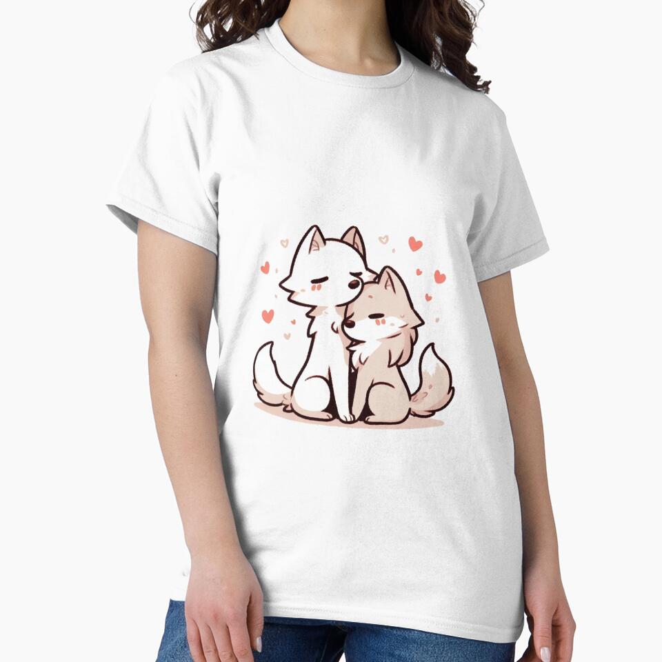 Wolf Couple Valentine's Day by LemuellTrends