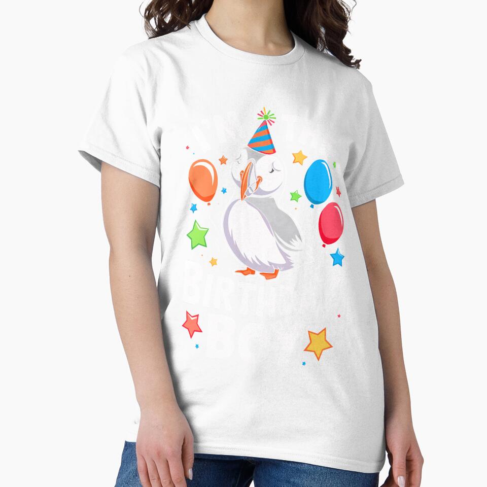 Funny Puffin Birthday Boy Bday Boys Girls Kids by rafaeltto