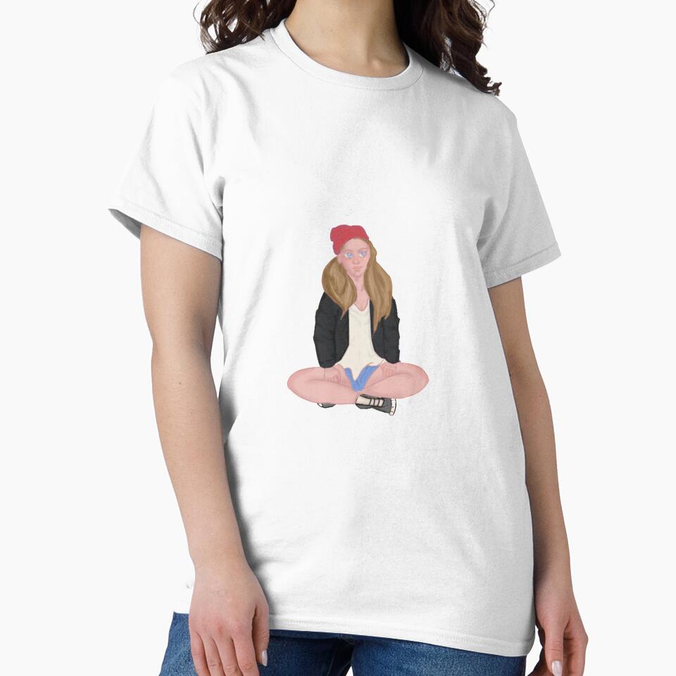 Trendy Beanie Girl by Noah Carrier