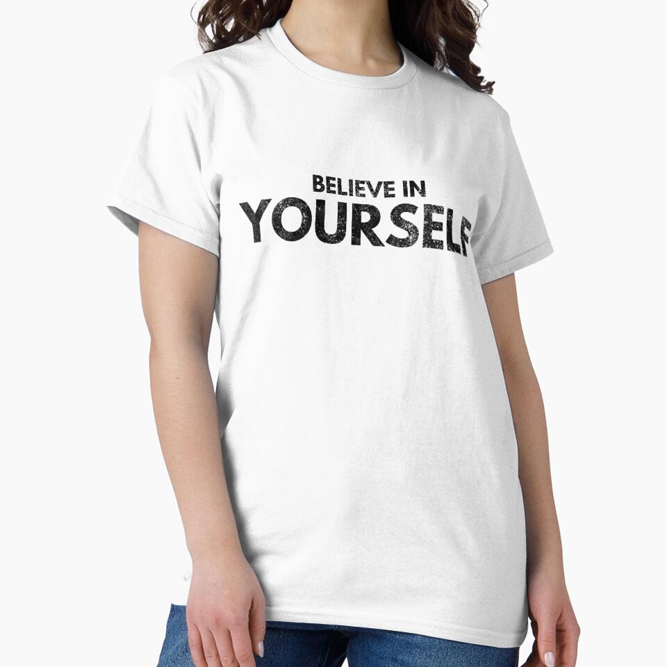 Believe In Yourself - Motivational Words by texteestore