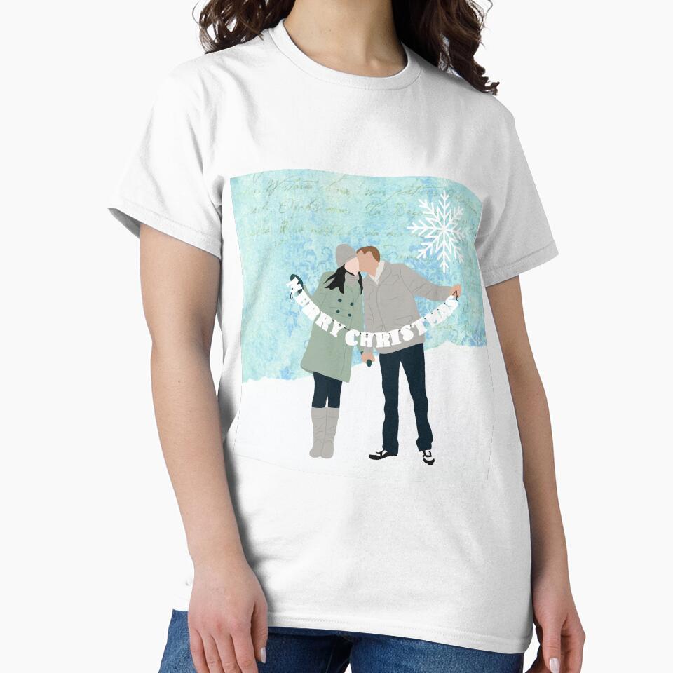 Merry Christmas couple in the snow by CindyIR