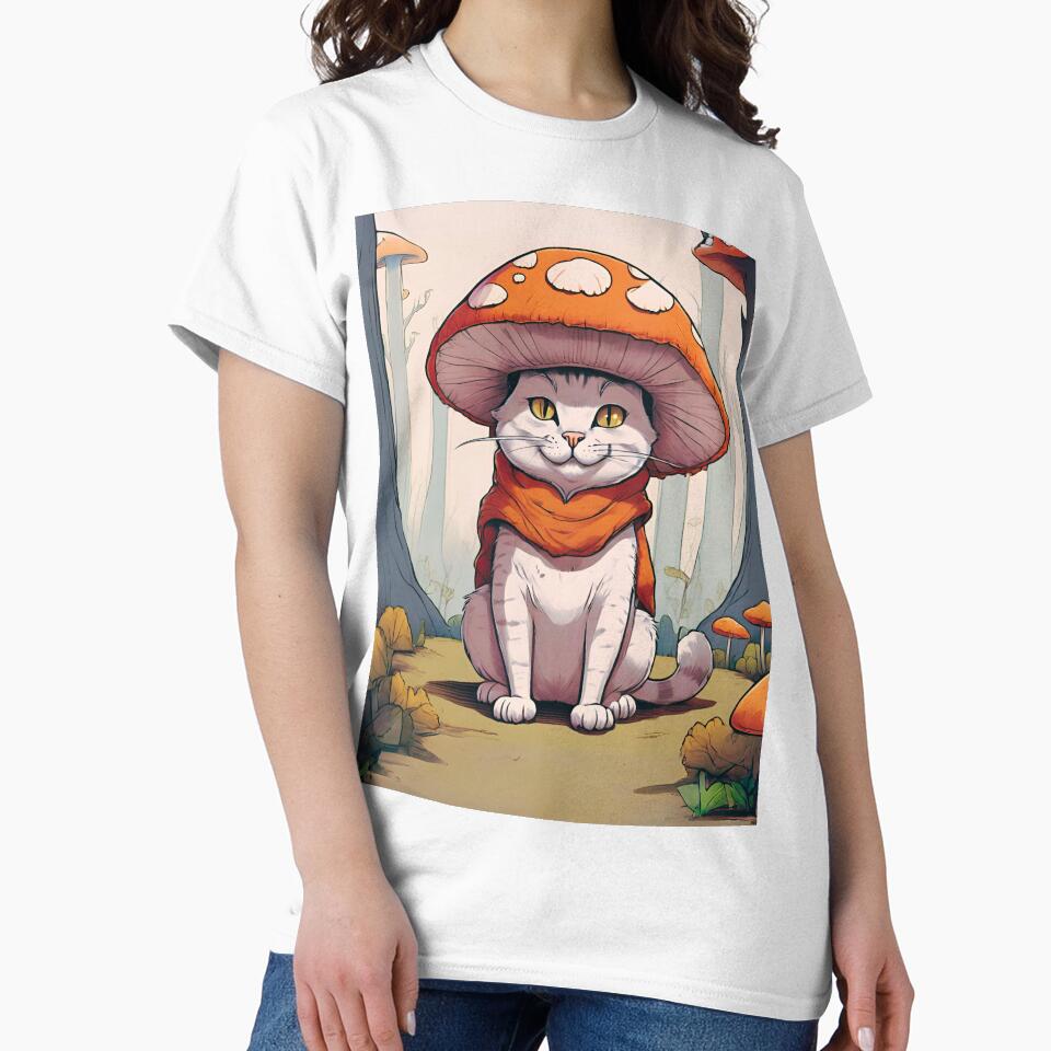 Mushroom Cat by BettySpicer
