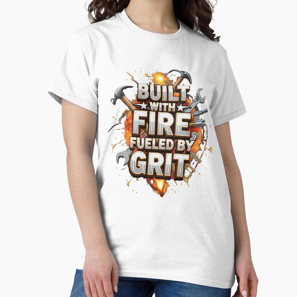 Built With Fire, Fuled By Grit by DesignsByDinger