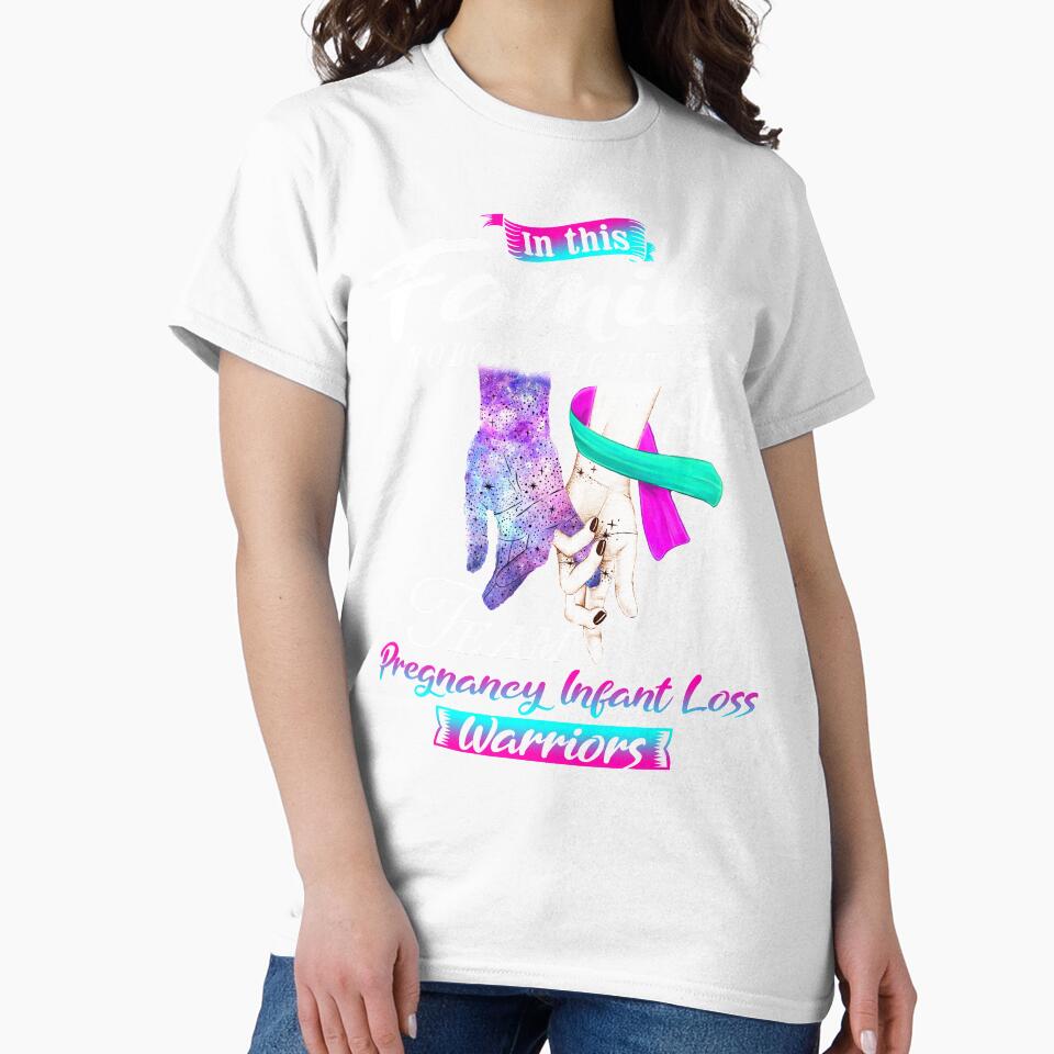 In This Family Nobody Fights Alone Team Pregnancy Infant Loss Warrior by deputylove