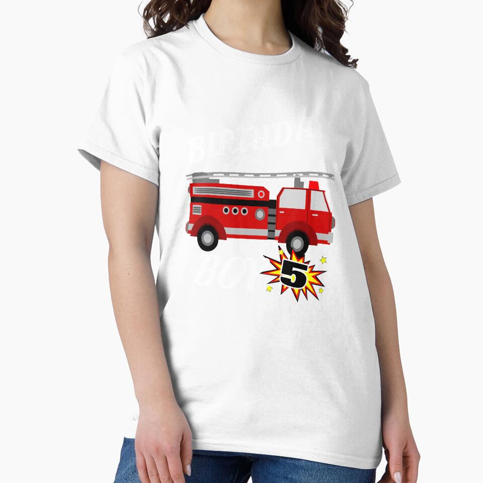 5 Years Old Birthday Design Firetruck GifDesign by drwigglebutts