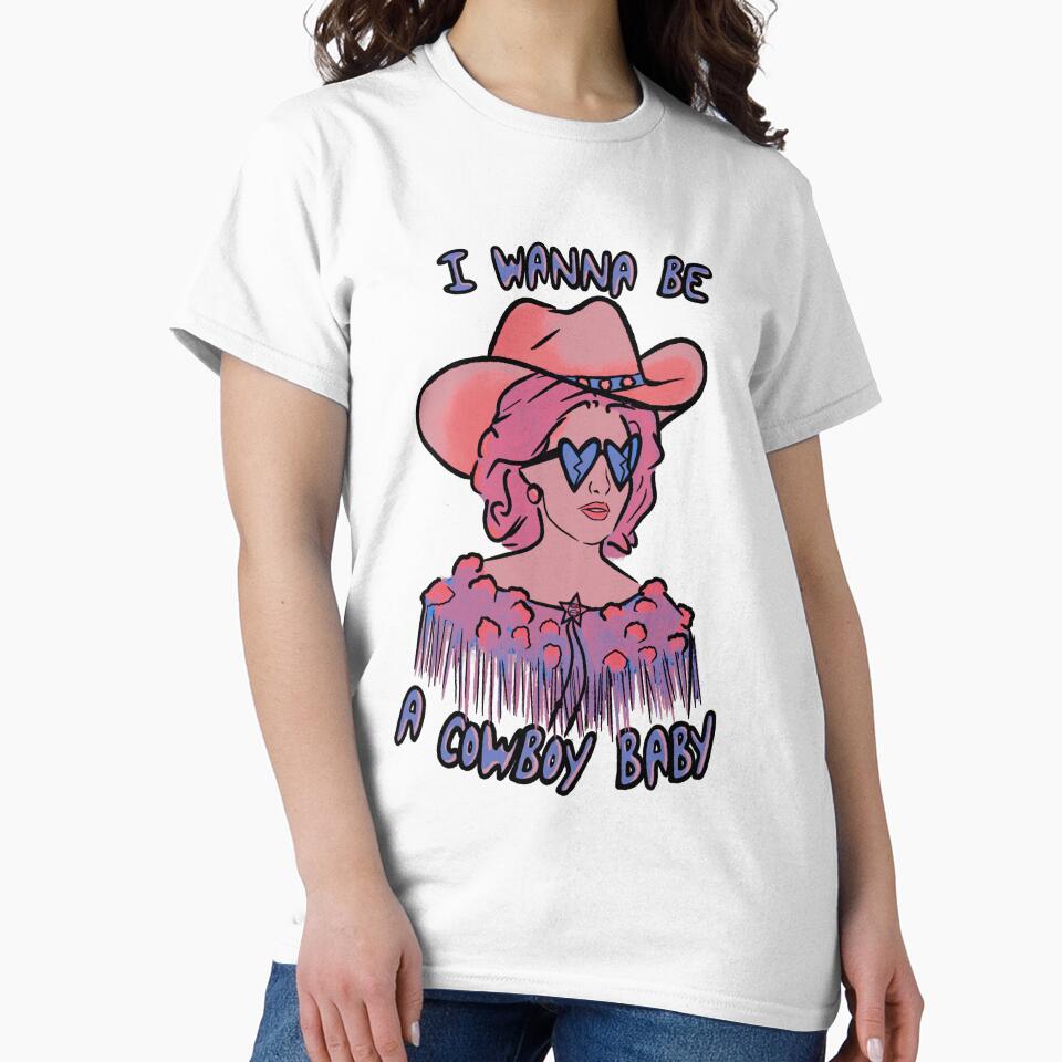 CMAT I Wanna Be A Cowboy Baby - coral / blue by incloudines