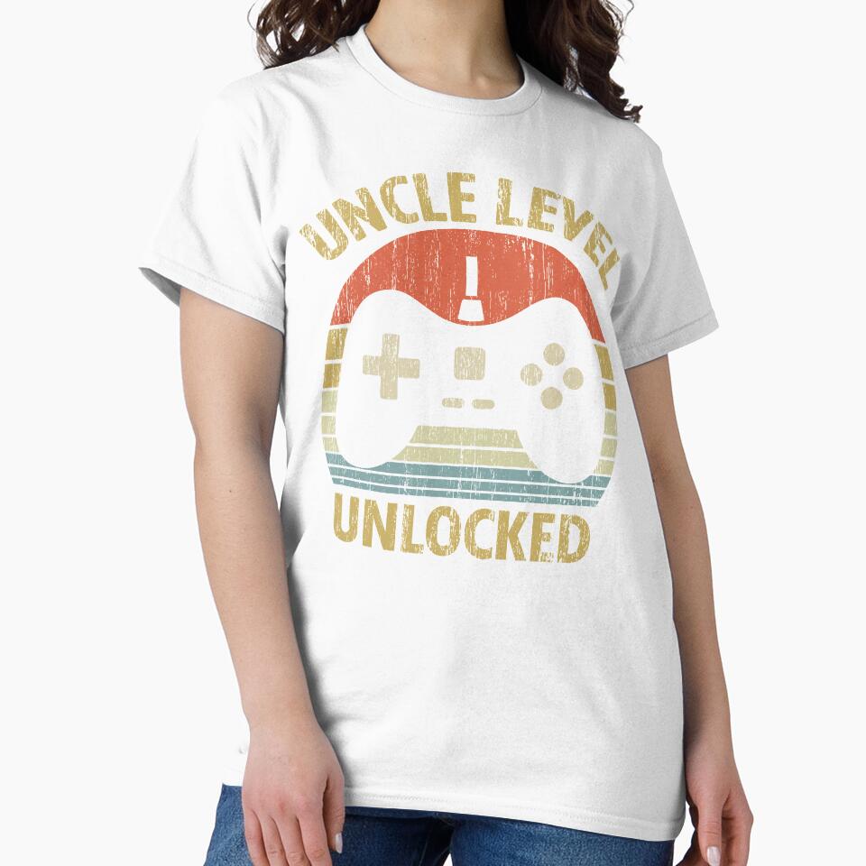 Uncle Level Unlocked - New Uncle First Time Uncle Baby Shower Video Gamer by nana1099