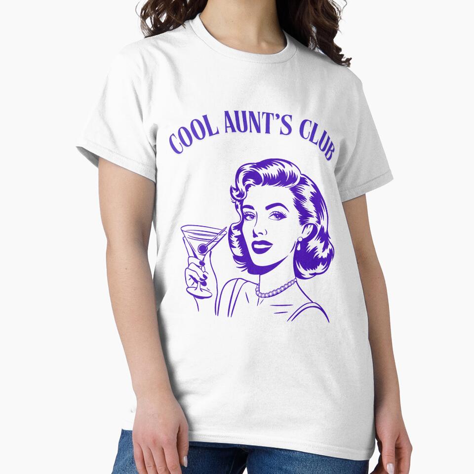 Cool Aunt’s Club Funny Quote GIFT by Glam&Grit Studio