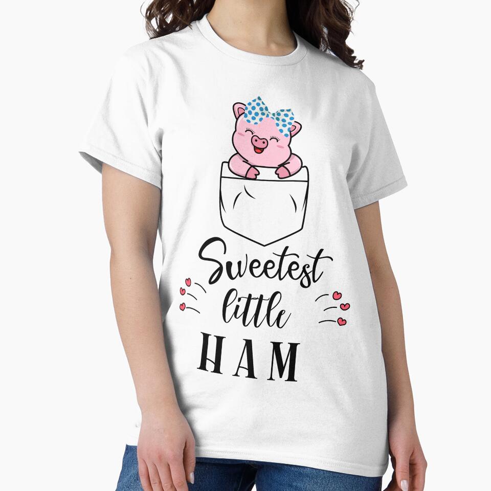 Sweetest little ham baby pig - baby girl by Babee-24