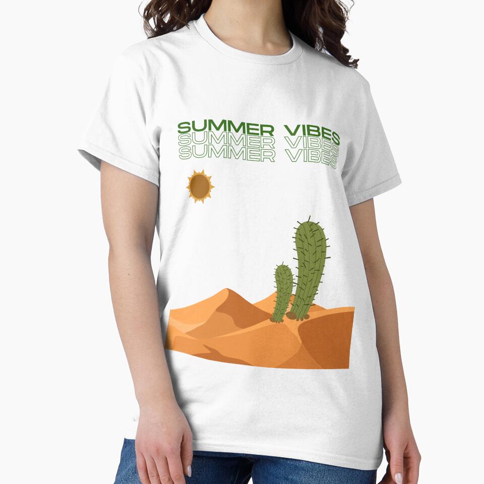 Summer Vibes - Summer Trends Classic T-Shirts by Shalinistudio