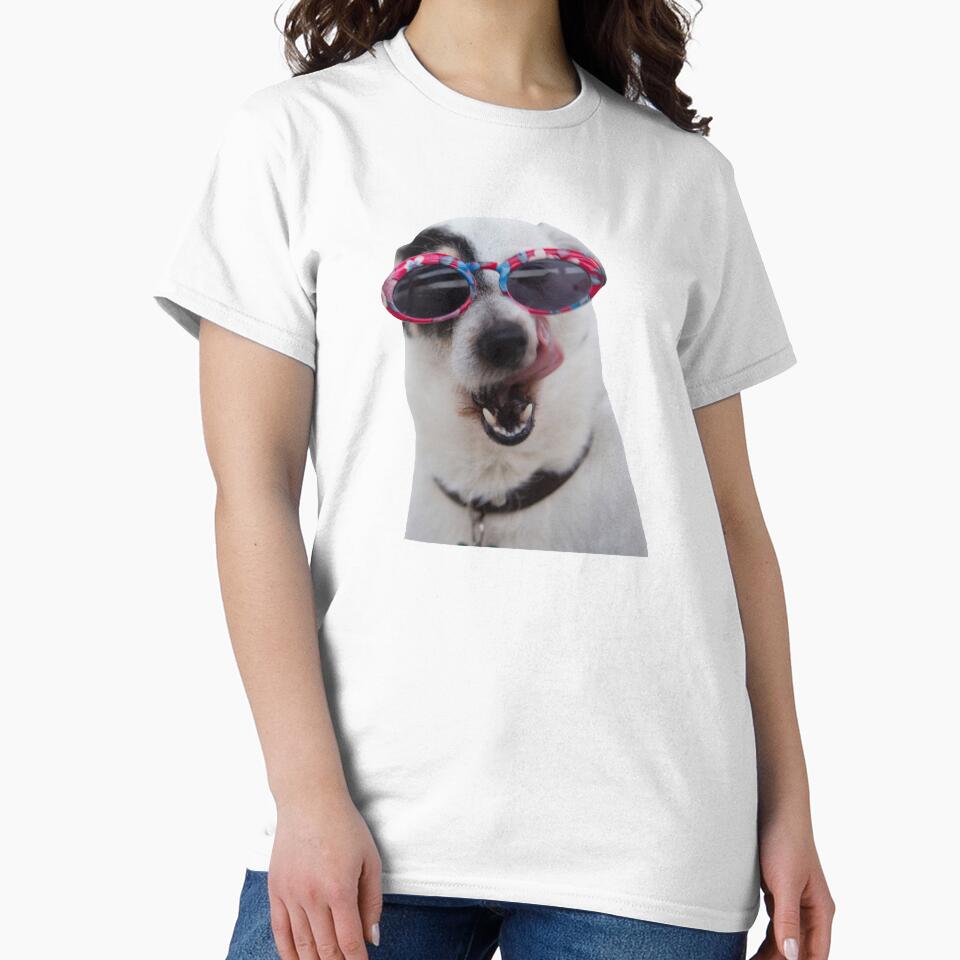 Stylish Funny Dog (Green BG) by FilipeFerreira