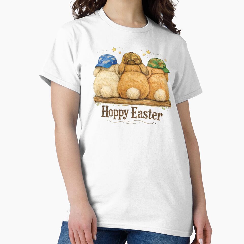 Retro Hoppy Easter, Funny Easter Day by Naviiraart
