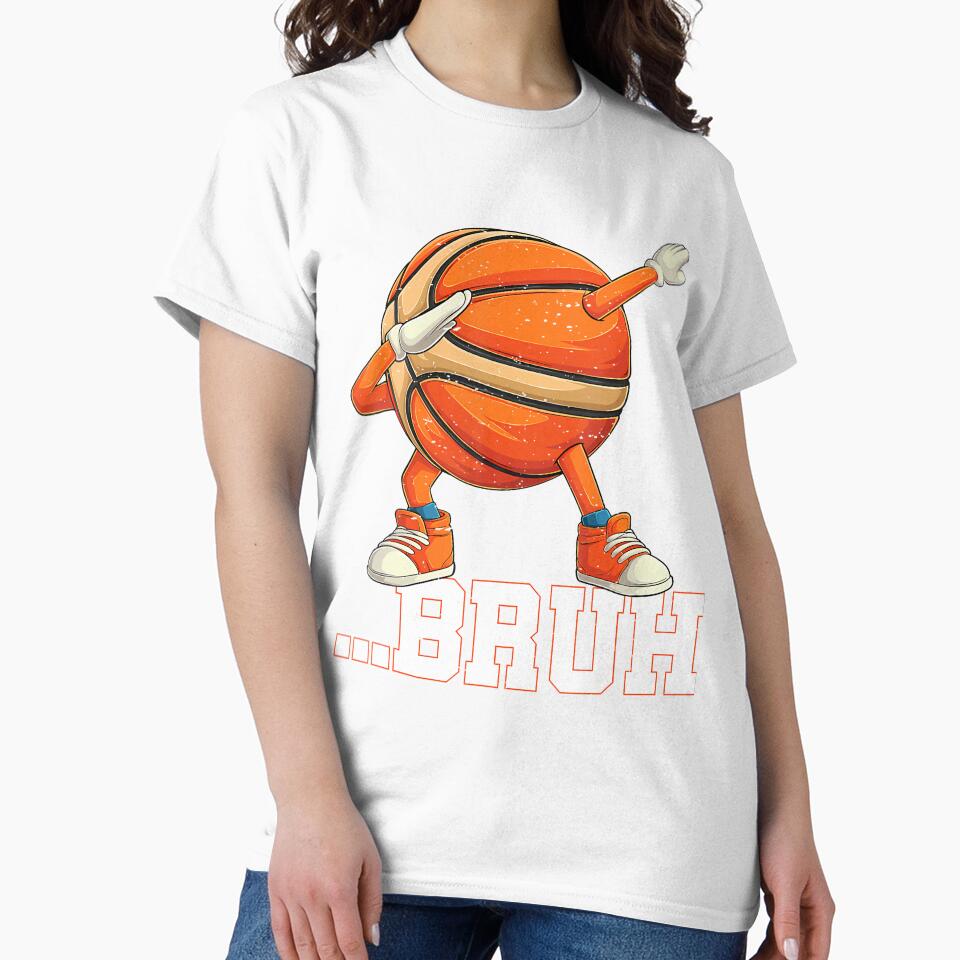 Dabbing Basketball Ball Bruh Funny Boys Sports Player by AndreaBonnie