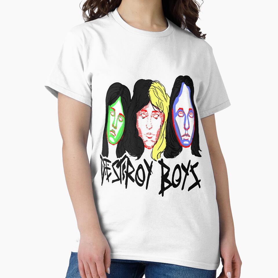 destroy boys Graphic black vintage by rbrendazh
