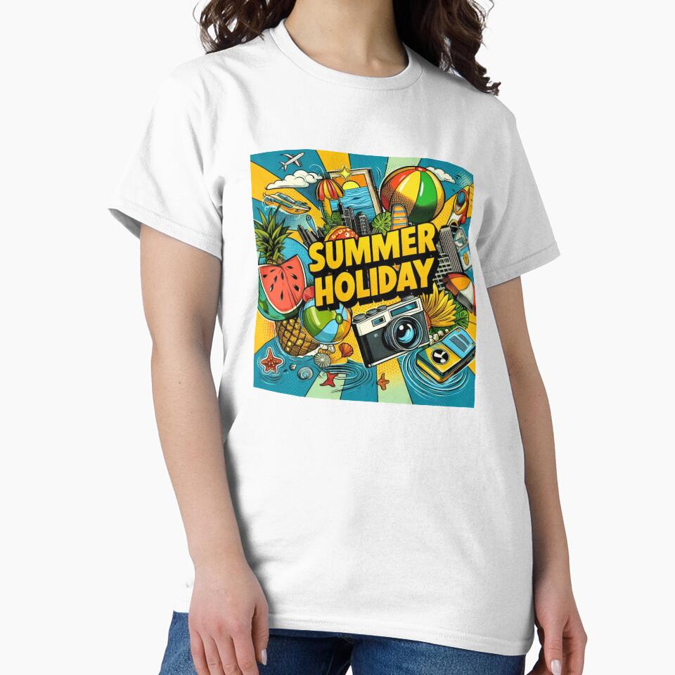 Pop art style summer holiday desighn by Dogandesighn