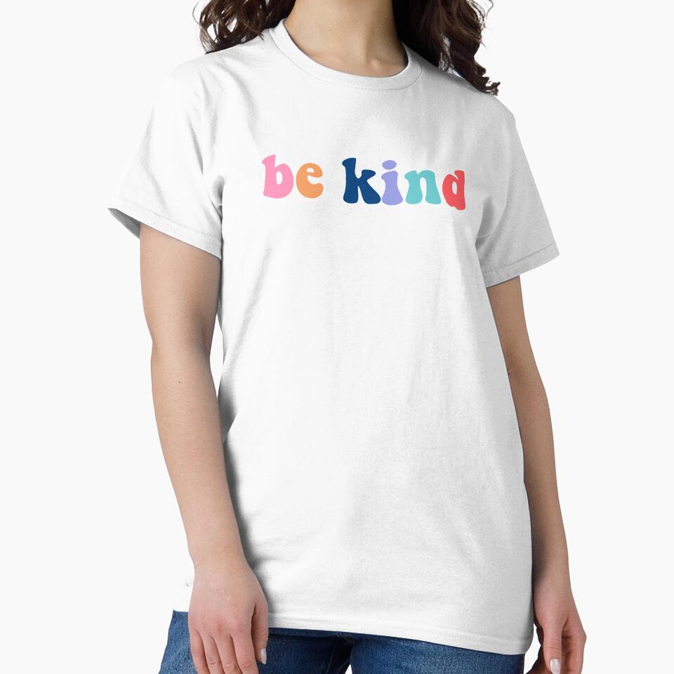 be kind colorful vintage by House Sparrow