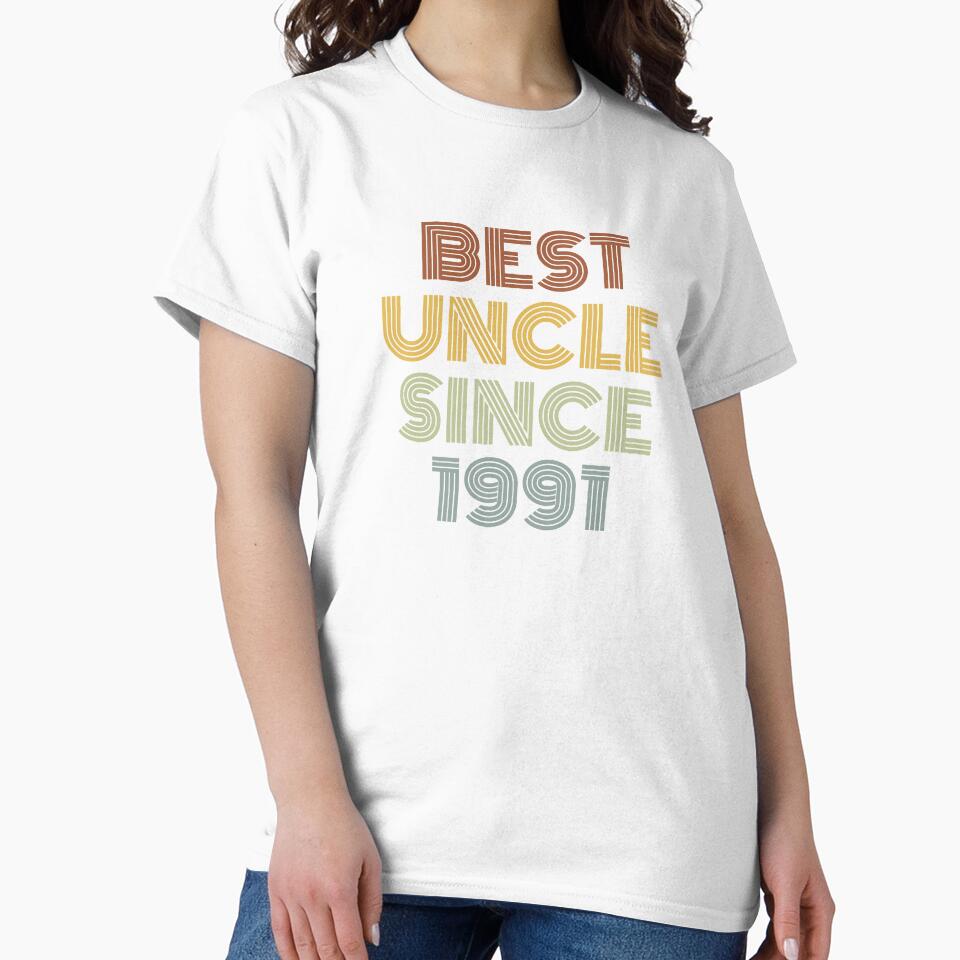 Best Uncle Since 1991 by Vanover Designs