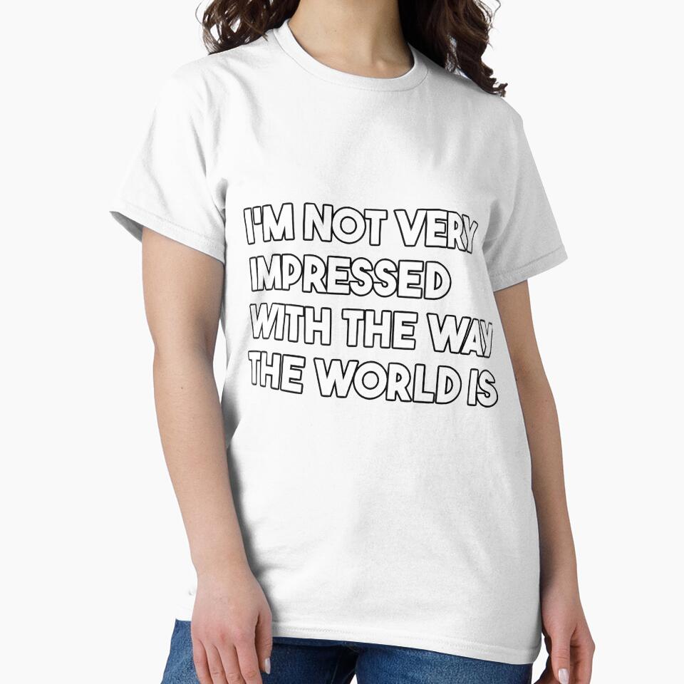 Not Impressed, plain by Lovely Memetics
