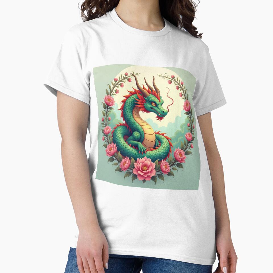 Dragon In Flowers by Planetporridge