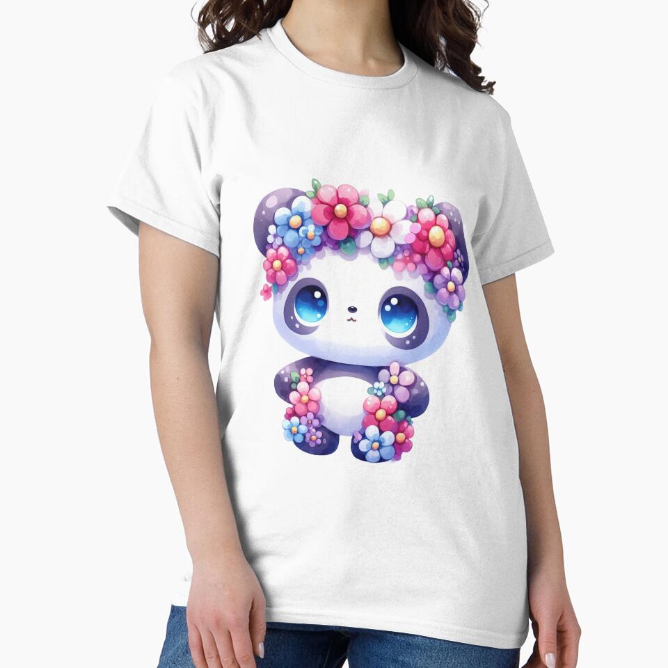 Flower Panda 4 by PANDALOVEART