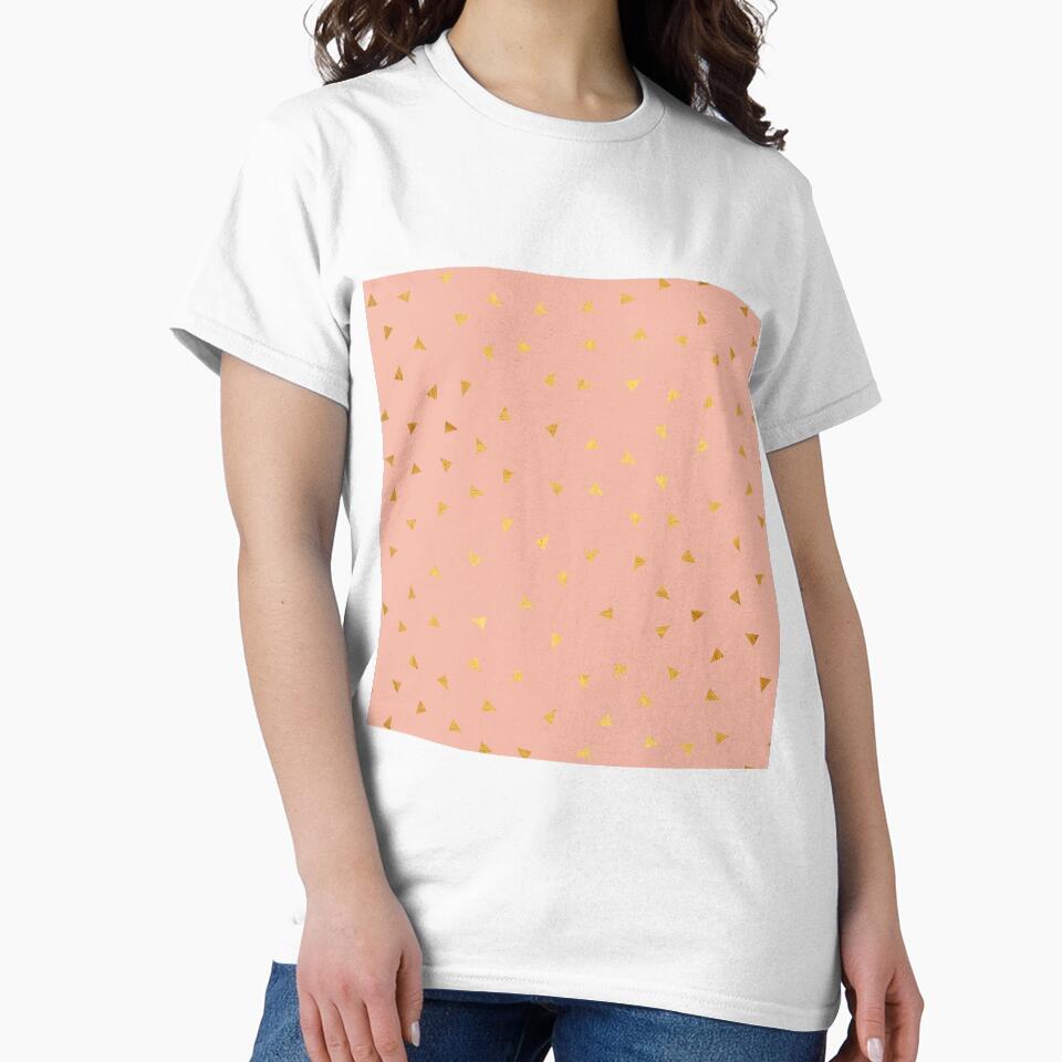 Millennial Pink Gold Pastel Pattern by Vic Torys ☆