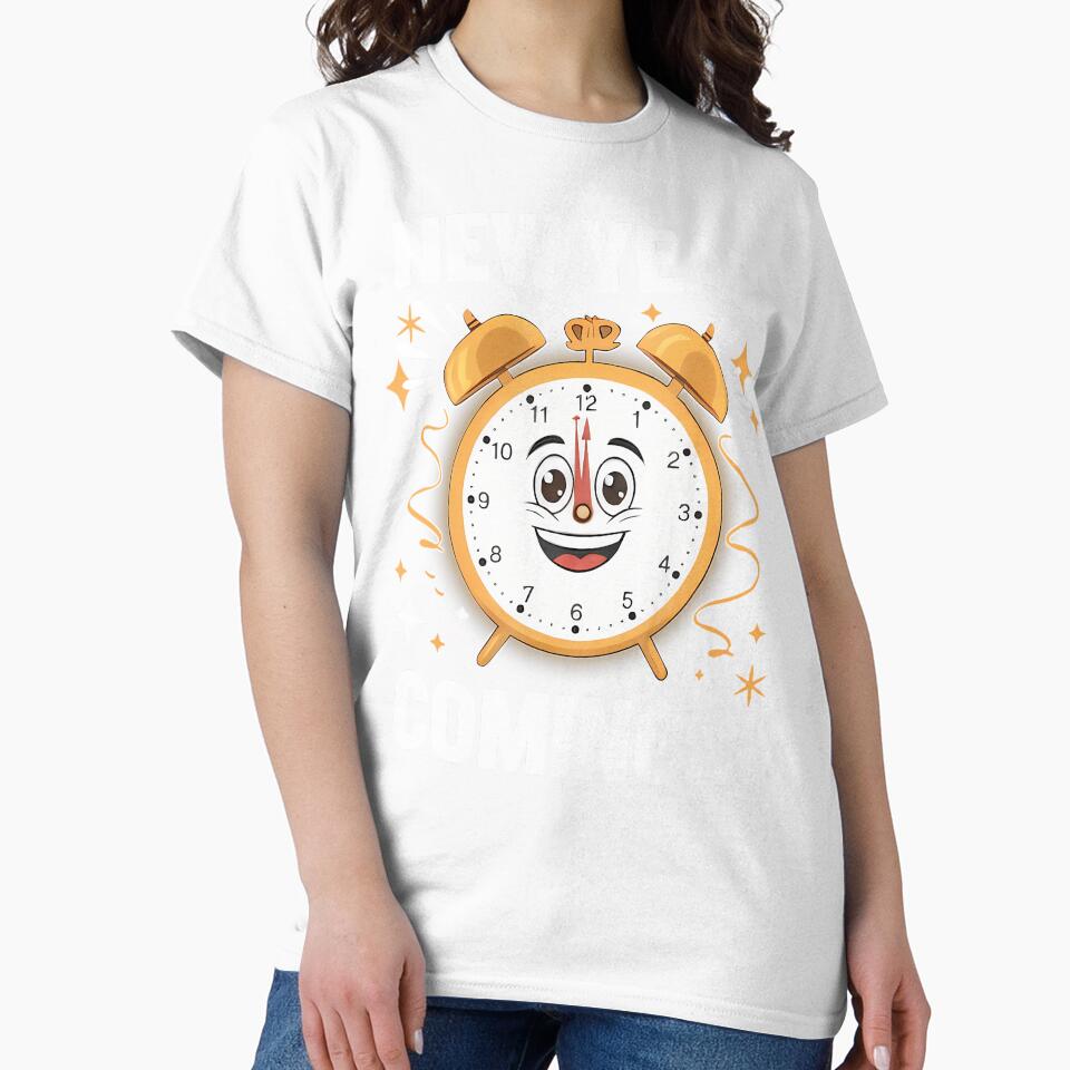 Funny Alarm Clock New Years Eve Humorous New Year Coming by RosaliaAmber
