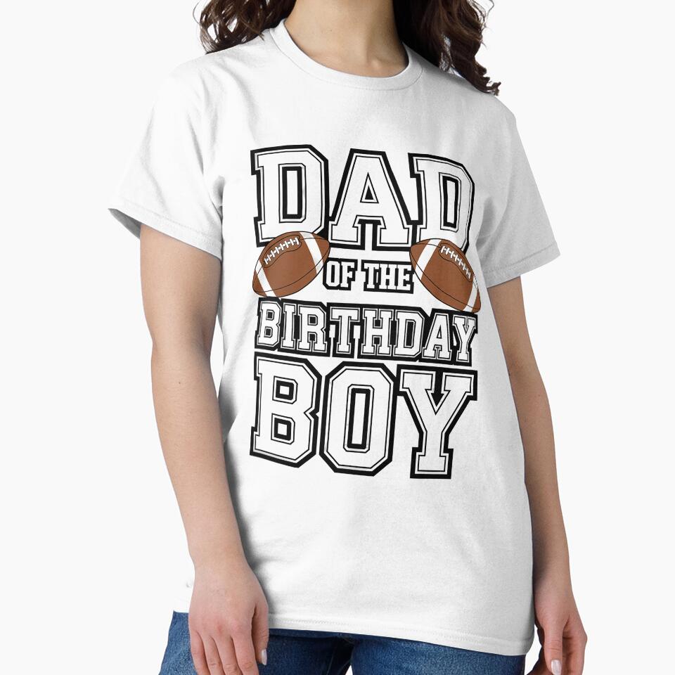 Dad of the Birthday Boy Football Lover Family birthday by catsdothingz