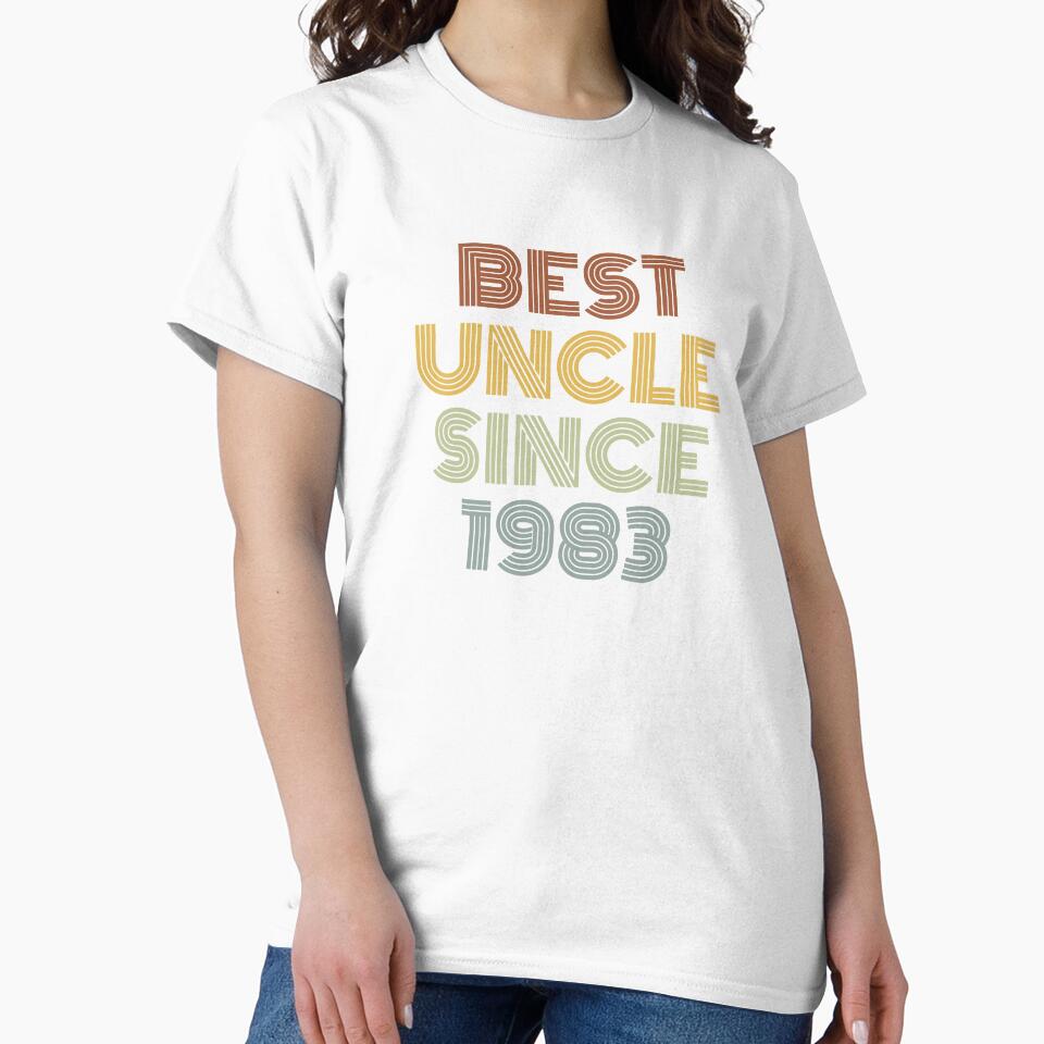 Best Uncle Since 1983 by Vanover Designs