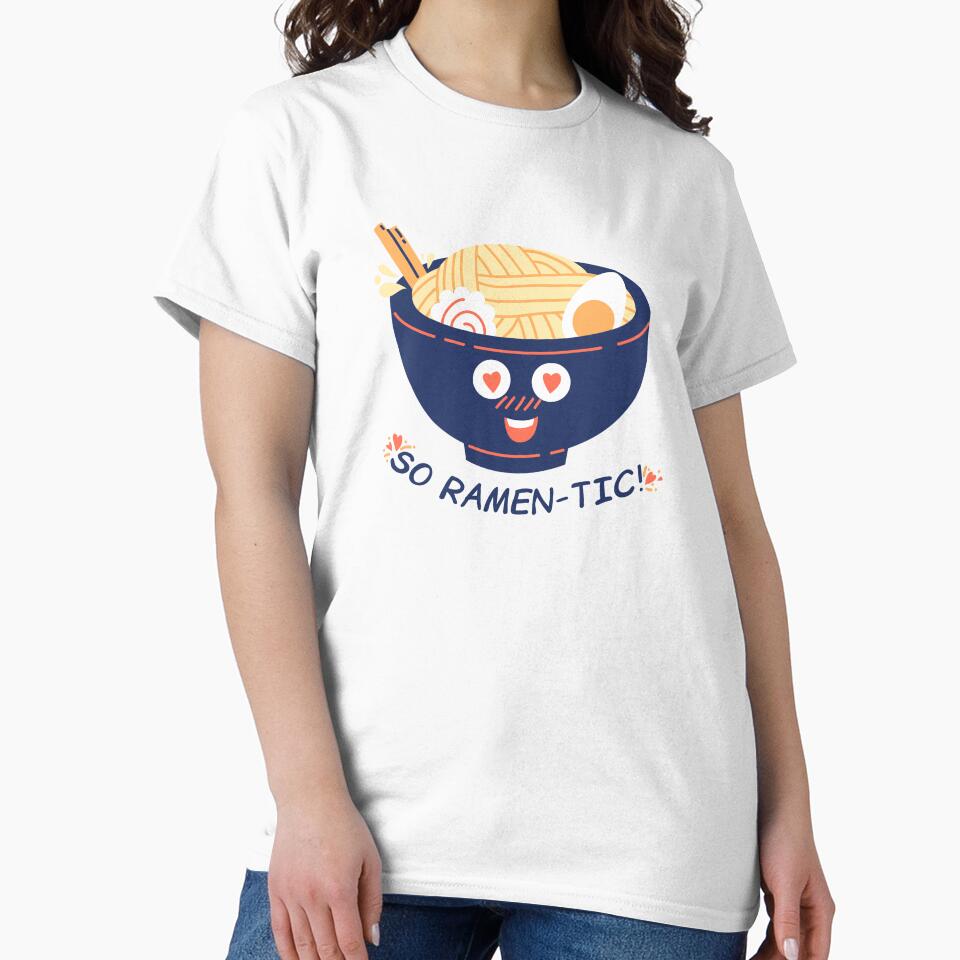 Funny Food Pun - So Ramen-tic by greenoriginals