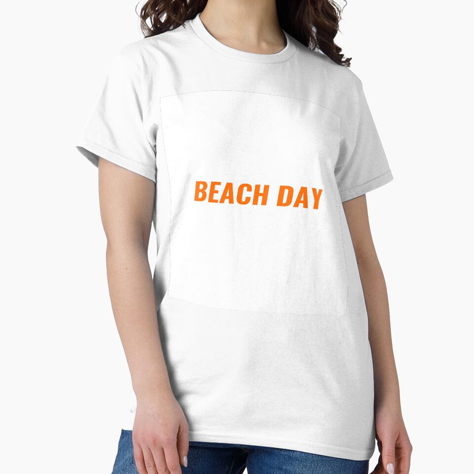 Beach Day California T-Shirt – Summer Surf Style Tee | Uncle Jichuan by Uncle-Jichuan