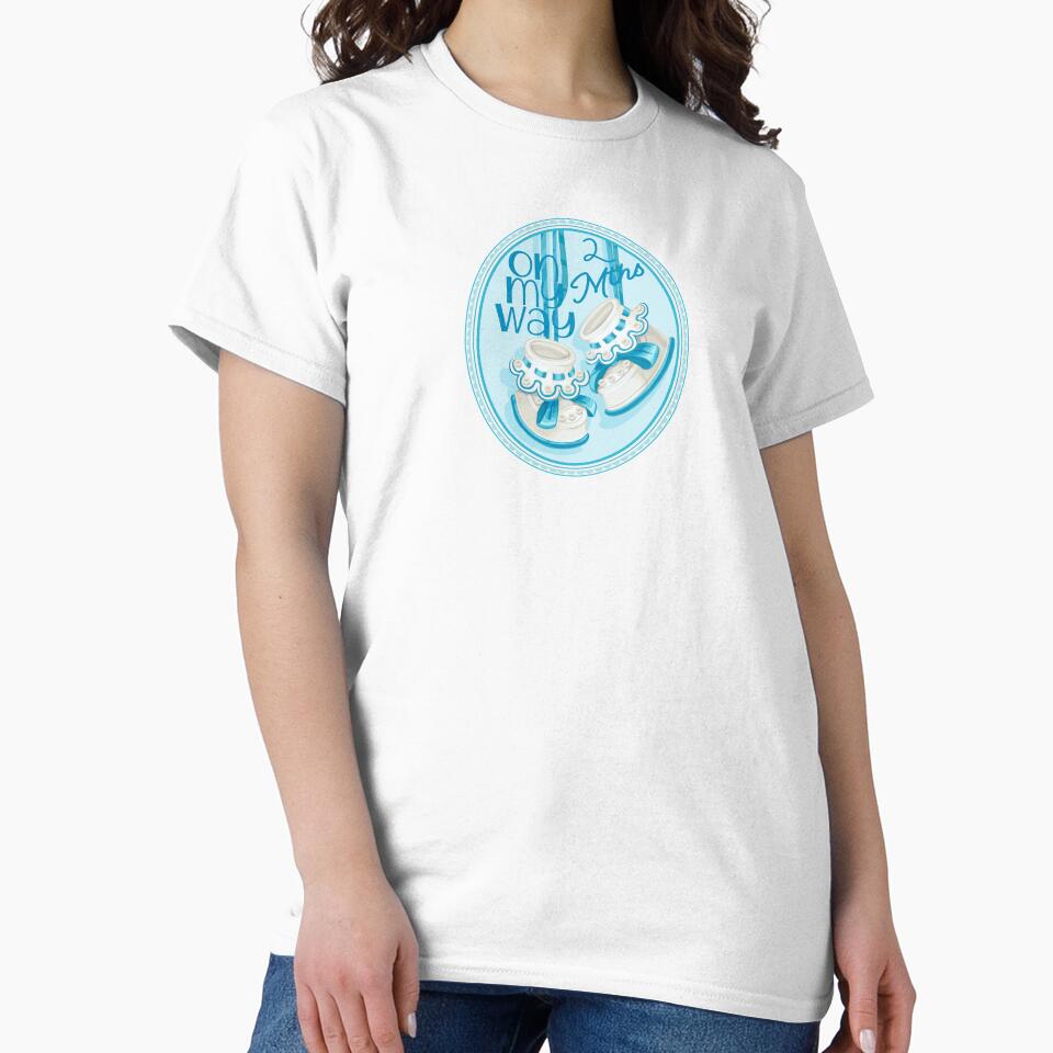 “On My Way - 2 Mths” Blue (Incl. Maternity & Baby Wear) by PawsitiveMum